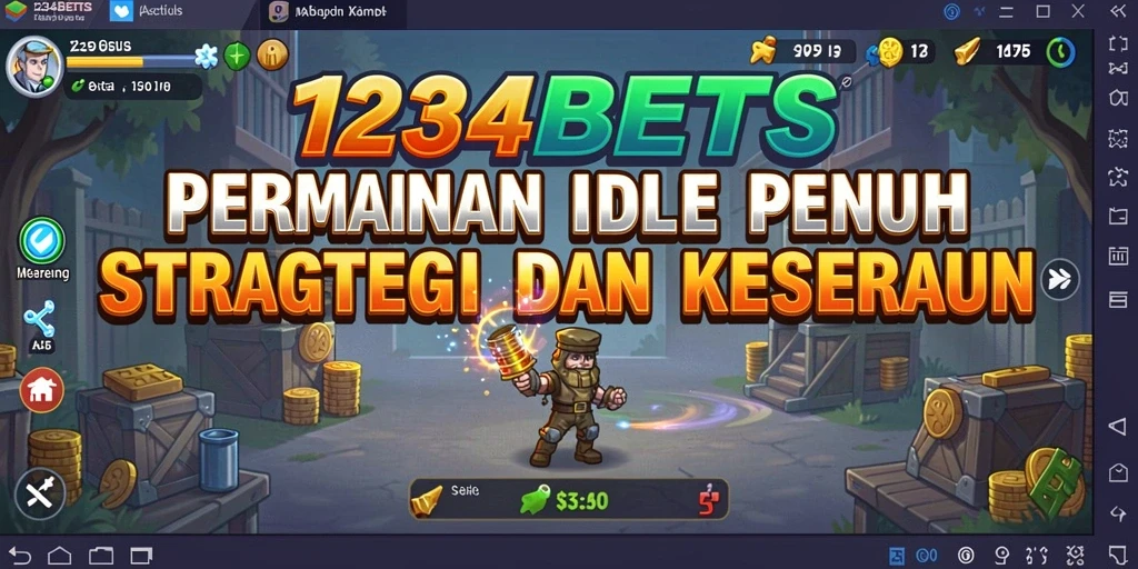 Screenshot utama 1234BETS menampilkan gameplay yang menarik dan strategi Idle.