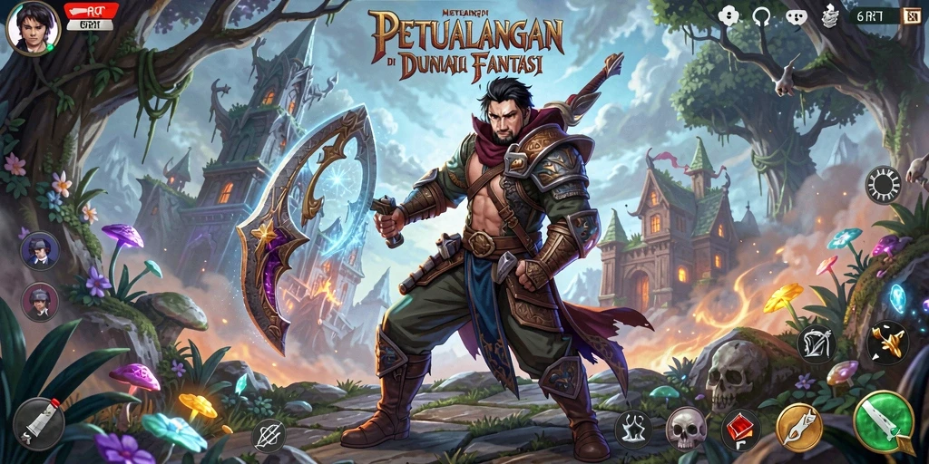 Screenshot gameplay 6RT menampilkan aksi seru dan lingkungan menarik.