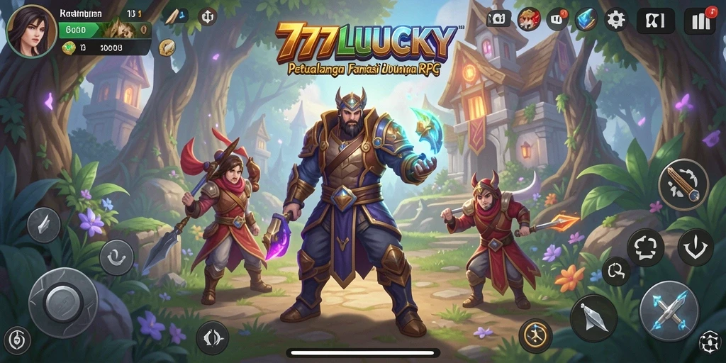 Tampilan gameplay RPG yang seru dan menantang dalam 777LUCKY.