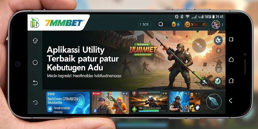 Tampilan UI yang sederhana dan memudahkan pengguna aplikasi Utility.