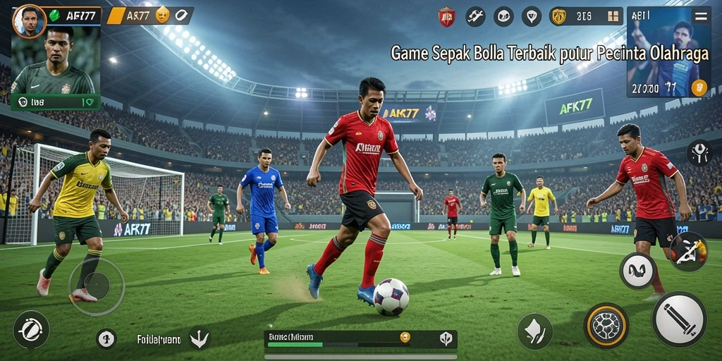 Gameplay seru dalam AFK77 dengan grafik sepak bola yang menakjubkan.