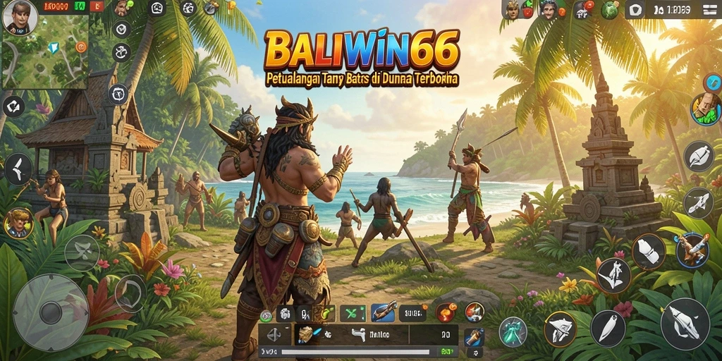 Screenshot menunjukkan petualangan seru di dunia terbuka BALIWIN66.