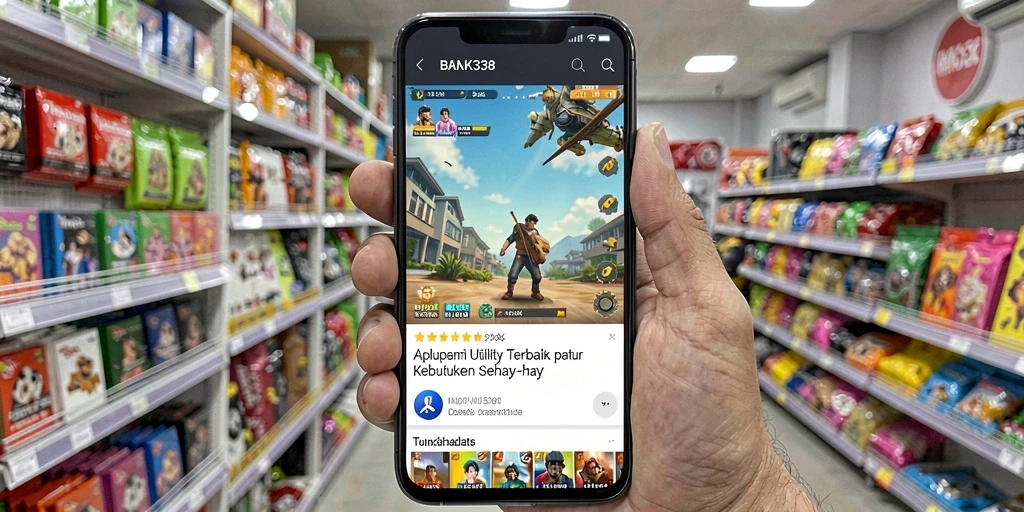 Tangkapan layar utama BANK338 menunjukkan fitur pengingat yang intuitif.