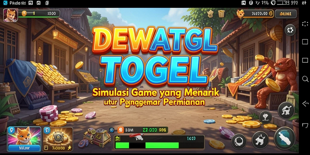 Tampilan utama DEWATOGEL dengan gameplay yang menarik dan imersif.