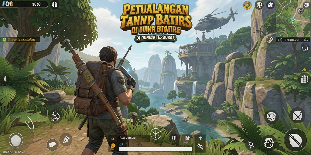 Gameplay FO8 menampilkan petualangan seru dalam dunia terbuka.