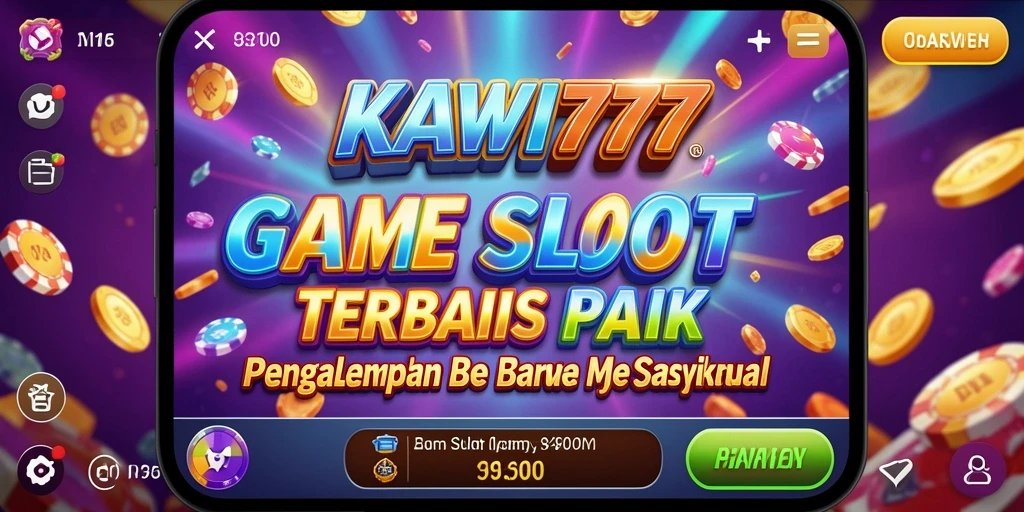 Gameplay menarik KAWI777 dengan gulungan slot yang memukau.