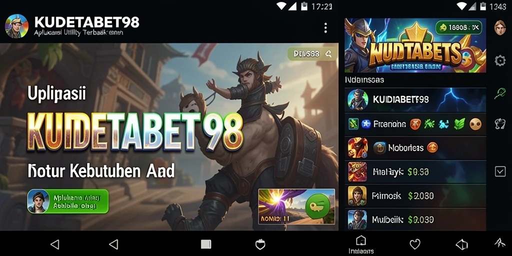 Tampilan screenshot KUDETABET98 menampilkan antarmuka yang mudah digunakan dan fitur utama.