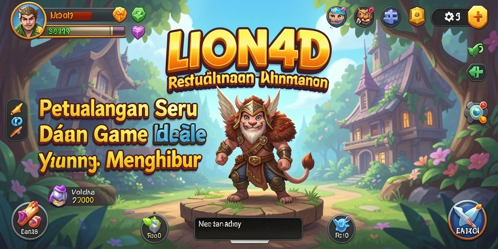Tampilan gameplay menarik dalam LION4D dengan grafis yang memukau.