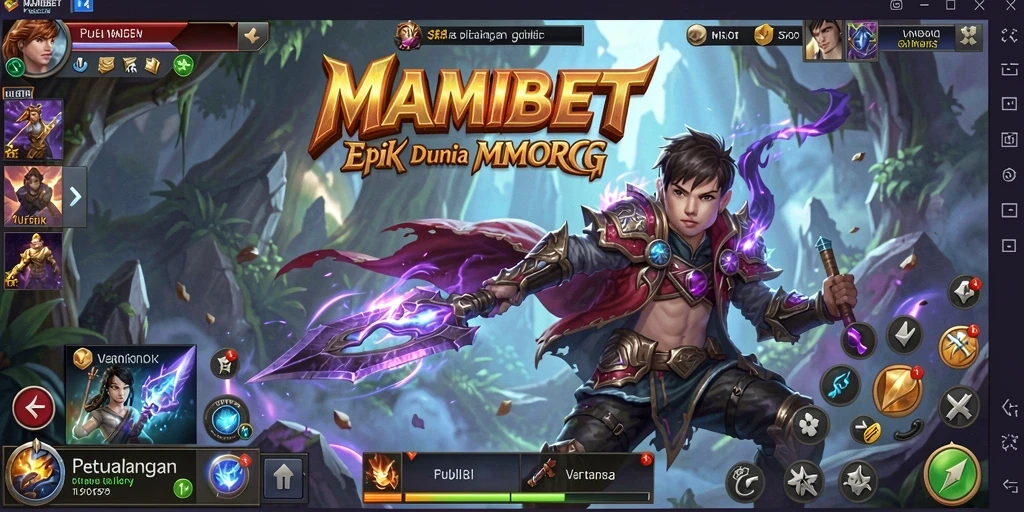 Tampilan gameplay epik MAMIBET yang memukau.