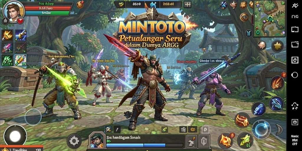 Tampilan gameplay MINTOTO yang seru dan menantang dalam dunia ARPG.