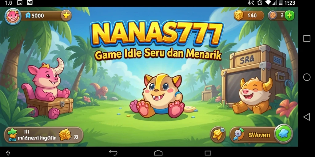 Tampilan gameplay NANAS777 yang menarik dan penuh warna.