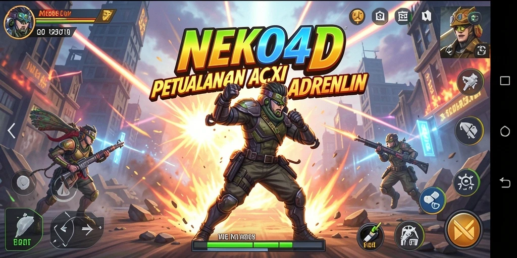 Tampilan menarik dari gameplay action NEKO4D yang mendebarkan.