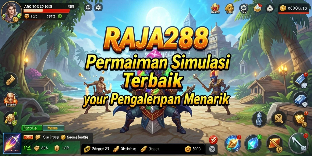 Screenshot RAJA288 menunjukkan gameplay simulasi yang menarik dan interaktif.