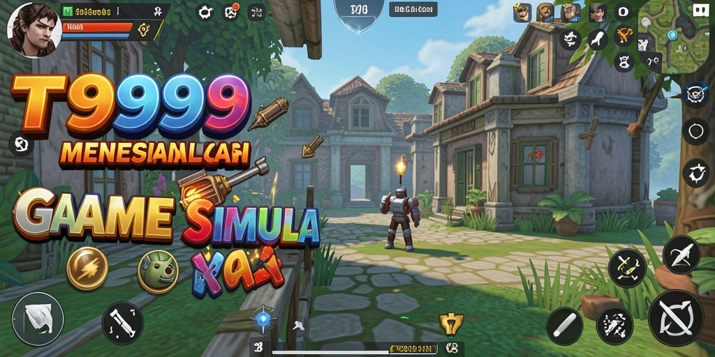 Tangkapan layar T9999 menampilkan gameplay simulasi yang menarik dan interaktif.