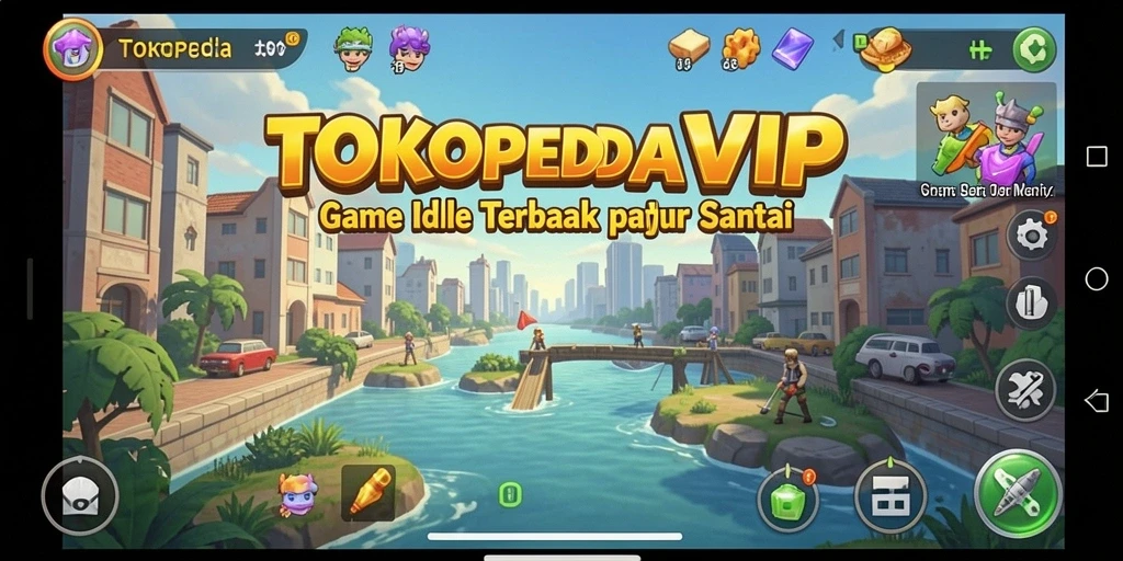 Tampilan gameplay TOKOPEDIAVIP yang menarik dan interaktif.